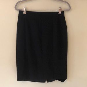 Black pencil skirt.